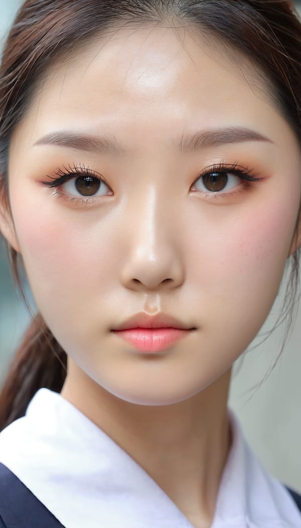 Tags: 21872187, SDXL
{"3": {"inputs": {"seed": 990791835508333, "steps": 64, "cfg": 6.65, "sampler_name": "dpmpp_2m", "scheduler": "karras", "denoise": 1.0, "model": ["27", 0], "positive": ["6", 0], "negative": ["7", 0], "latent_image": ["5", 0]}, "class_type": "KSampler"}, "4": {"inputs": {"ckpt_name": "juggernautxl.safetensors"}, "class_type": "CheckpointLoaderSimple"}, "5": {"inputs": {"width": 768, "height": 1344, "batch_size": 1}, "class_type": "EmptyLatentImage"}, "6": {"inputs": {"text": "24 year old girl, (korean:1.14), (detailed face:1.00), (blush:1.00), (seductive facial expression:0.97), (double eyelids:1.06), (eyelashes:1.01), (cute:0.95), (pale skin:1.01), (beautiful eyes:1.09), (temptress:1.14), (idol:1.12), (seductive pose:1.05), (slim:1.00), (in a seductive pose:1.10), (large perky breasts:1.11), (cleavage:1.02), (thigh gap:0.99), (school uniform:0.99), choker, busy street, (candid cinema:1.09), (film:1.00), (soft lighting:1.02), (natural looking skin:1.00), (detailed skin:1.02), (textured skin:1.07), (RAW:1.04), (portra:1.03), (skin fuzz:1.03)", "clip": ["27", 1]}, "class_type": "CLIPTextEncode"}, "7": {"inputs": {"text": "(low resolution:1.09), (worst quality:1.07), (open mouth:1.06), (twisted:1.08), (distorted:1.10), (watermark:1.06), (bad hands:1.05)", "clip": ["27", 1]}, "class_type": "CLIPTextEncode"}, "8": {"inputs": {"samples": ["3", 0], "vae": ["4", 2]}, "class_type": "VAEDecode"}, "25": {"inputs": {"lora_name": "nudify_xl.safetensors", "strength_model": 0.1, "strength_clip": 0.28, "model": ["4", 0], "clip": ["4", 1]}, "class_type": "LoraLoader"}, "26": {"inputs": {"lora_name": "shirtlift_SDXL_v2.safetensors", "strength_model": 0.15, "strength_clip": 0.13, "model": ["25", 0], "clip": ["25", 1]}, "class_type": "LoraLoader"}, "27": {"inputs": {"lora_name": "PerfectEyesXL.safetensors", "strength_model": 0.18, "strength_clip": 0.07, "model": ["26", 0], "clip": ["26", 1]}, "class_type": "LoraLoader"}, "30": {"inputs": {"model_name": "4x_NMKD-Superscale-SP_178000_G.pth"}, "class_type": "UpscaleModelLoader"}, "31": {"inputs": {"upscale_model": ["30", 0], "image": ["8", 0]}, "class_type": "ImageUpscaleWithModel"}, "32": {"inputs": {"upscale_method": "lanczos", "scale_by": 0.5, "image": ["31", 0]}, "class_type": "ImageScaleBy"}, "33": {"inputs": {"pixels": ["32", 0], "vae": ["4", 2]}, "class_type": "VAEEncode"}, "34": {"inputs": {"seed": 990791835508333, "steps": 64, "cfg": 6.65, "sampler_name": "dpmpp_2m", "scheduler": "karras", "denoise": 0.3, "model": ["27", 0], "positive": ["6", 0], "negative": ["7", 0], "latent_image": ["33", 0]}, "class_type": "KSampler"}, "36": {"inputs": {"samples": ["34", 0], "vae": ["4", 2]}, "class_type": "VAEDecode"}, "39": {"inputs": {"filename_prefix": "comfyapi-1717529071627", "images": ["36", 0]}, "class_type": "SaveImage"}}