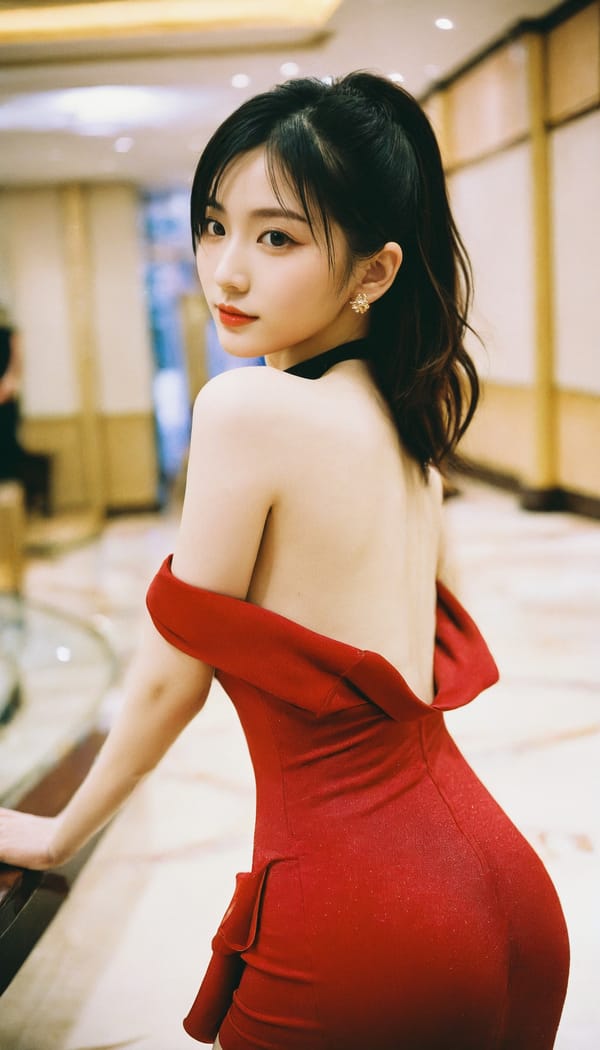 Tags: 21872187, SDXL
{"3": {"inputs": {"seed": 729071633306285, "steps": 64, "cfg": 7.18, "sampler_name": "dpmpp_2m", "scheduler": "karras", "denoise": 1.0, "model": ["27", 0], "positive": ["6", 0], "negative": ["7", 0], "latent_image": ["5", 0]}, "class_type": "KSampler"}, "4": {"inputs": {"ckpt_name": "helloworldxl.safetensors"}, "class_type": "CheckpointLoaderSimple"}, "5": {"inputs": {"width": 768, "height": 1344, "batch_size": 1}, "class_type": "EmptyLatentImage"}, "6": {"inputs": {"text": "24 year old girl, (taiwanese:1.14), (blush:1.08), (slim:1.02), (detailed face:1.12), (sexy lips:0.98), (temptress:1.14), (beautiful eyes:1.14), (idol:1.02), (double eyelids:1.03), (seductive facial expression:1.01), (seductive pose:1.02), (pale skin:0.95), (cute:1.12), (perky ass:1.03), (exposed ass:1.01), (looking back:1.09), (sexy ass:0.95), (thigh gap:1.10), (wearing a low-cut red dress:0.96) at a ballroom, (portra:1.09), (skin fuzz:1.05), (textured skin:1.08), (soft lighting:1.01), (RAW:1.01), (candid cinema:1.07), (natural looking skin:1.08), (detailed skin:1.07), (film:1.01)", "clip": ["27", 1]}, "class_type": "CLIPTextEncode"}, "7": {"inputs": {"text": "(open mouth:1.11), (watermark:1.09), (low resolution:1.12), (worst quality:1.11), (twisted:1.09), (bad hands:1.06), (distorted:1.13)", "clip": ["27", 1]}, "class_type": "CLIPTextEncode"}, "8": {"inputs": {"samples": ["3", 0], "vae": ["4", 2]}, "class_type": "VAEDecode"}, "25": {"inputs": {"lora_name": "nudify_xl.safetensors", "strength_model": 0.35, "strength_clip": 0.24, "model": ["4", 0], "clip": ["4", 1]}, "class_type": "LoraLoader"}, "26": {"inputs": {"lora_name": "shirtlift_SDXL_v2.safetensors", "strength_model": 0.09, "strength_clip": 0.1, "model": ["25", 0], "clip": ["25", 1]}, "class_type": "LoraLoader"}, "27": {"inputs": {"lora_name": "PerfectEyesXL.safetensors", "strength_model": 0.03, "strength_clip": 0.06, "model": ["26", 0], "clip": ["26", 1]}, "class_type": "LoraLoader"}, "30": {"inputs": {"model_name": "4x_NMKD-Superscale-SP_178000_G.pth"}, "class_type": "UpscaleModelLoader"}, "31": {"inputs": {"upscale_model": ["30", 0], "image": ["8", 0]}, "class_type": "ImageUpscaleWithModel"}, "32": {"inputs": {"upscale_method": "lanczos", "scale_by": 0.5, "image": ["31", 0]}, "class_type": "ImageScaleBy"}, "33": {"inputs": {"pixels": ["32", 0], "vae": ["4", 2]}, "class_type": "VAEEncode"}, "34": {"inputs": {"seed": 729071633306285, "steps": 64, "cfg": 7.18, "sampler_name": "dpmpp_2m", "scheduler": "karras", "denoise": 0.3, "model": ["27", 0], "positive": ["6", 0], "negative": ["7", 0], "latent_image": ["33", 0]}, "class_type": "KSampler"}, "36": {"inputs": {"samples": ["34", 0], "vae": ["4", 2]}, "class_type": "VAEDecode"}, "39": {"inputs": {"filename_prefix": "comfyapi-1713556651894", "images": ["36", 0]}, "class_type": "SaveImage"}}