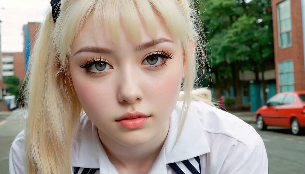 Tags: 21872187, SDXL
{"3": {"inputs": {"seed": 588341329520339, "steps": 64, "cfg": 7.7, "sampler_name": "dpmpp_2m", "scheduler": "karras", "denoise": 1.0, "model": ["27", 0], "positive": ["6", 0], "negative": ["7", 0], "latent_image": ["5", 0]}, "class_type": "KSampler"}, "4": {"inputs": {"ckpt_name": "juggernautxl.safetensors"}, "class_type": "CheckpointLoaderSimple"}, "5": {"inputs": {"width": 1344, "height": 768, "batch_size": 1}, "class_type": "EmptyLatentImage"}, "6": {"inputs": {"text": "18 year old girl, (sexy lips:1.03), (cute:1.03), (temptress:1.07), (pale skin:1.03), (seductive pose:0.98), (double eyelids:1.12), (slim:1.01), (idol:1.02), (eyelashes:0.95), (blush:1.06), (detailed face:1.01), (seductive facial expression:0.97), (on all fours:1.01), (spreading ass cheeks:1.02), (from behind:1.14), (backboob:1.03), (school uniform:1.13), choker, busy street, (RAW:1.08), (skin fuzz:1.05), (soft lighting:1.03), (film:1.05), (portra:1.01), (candid cinema:1.09), (textured skin:1.05), (detailed skin:1.02), (natural looking skin:1.01)", "clip": ["27", 1]}, "class_type": "CLIPTextEncode"}, "7": {"inputs": {"text": "(worst quality:1.10), (distorted:1.07), (low resolution:1.10), (watermark:1.08), (bad hands:1.10), (open mouth:1.13), (twisted:1.13)", "clip": ["27", 1]}, "class_type": "CLIPTextEncode"}, "8": {"inputs": {"samples": ["3", 0], "vae": ["4", 2]}, "class_type": "VAEDecode"}, "25": {"inputs": {"lora_name": "nudify_xl.safetensors", "strength_model": 0.14, "strength_clip": 0.0, "model": ["4", 0], "clip": ["4", 1]}, "class_type": "LoraLoader"}, "26": {"inputs": {"lora_name": "shirtlift_SDXL_v2.safetensors", "strength_model": 0.0, "strength_clip": 0.1, "model": ["25", 0], "clip": ["25", 1]}, "class_type": "LoraLoader"}, "27": {"inputs": {"lora_name": "PerfectEyesXL.safetensors", "strength_model": 0.07, "strength_clip": 0.02, "model": ["26", 0], "clip": ["26", 1]}, "class_type": "LoraLoader"}, "30": {"inputs": {"model_name": "4x_NMKD-Superscale-SP_178000_G.pth"}, "class_type": "UpscaleModelLoader"}, "31": {"inputs": {"upscale_model": ["30", 0], "image": ["8", 0]}, "class_type": "ImageUpscaleWithModel"}, "32": {"inputs": {"upscale_method": "lanczos", "scale_by": 0.5, "image": ["31", 0]}, "class_type": "ImageScaleBy"}, "33": {"inputs": {"pixels": ["32", 0], "vae": ["4", 2]}, "class_type": "VAEEncode"}, "34": {"inputs": {"seed": 588341329520339, "steps": 64, "cfg": 7.7, "sampler_name": "dpmpp_2m", "scheduler": "karras", "denoise": 0.3, "model": ["27", 0], "positive": ["6", 0], "negative": ["7", 0], "latent_image": ["33", 0]}, "class_type": "KSampler"}, "36": {"inputs": {"samples": ["34", 0], "vae": ["4", 2]}, "class_type": "VAEDecode"}, "39": {"inputs": {"filename_prefix": "comfyapi-1716510334250", "images": ["36", 0]}, "class_type": "SaveImage"}}