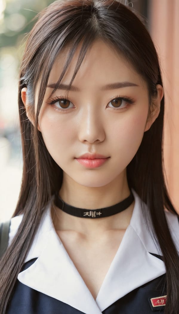 Tags: 21872187, SDXL
{"3": {"inputs": {"seed": 939568642708066, "steps": 32, "cfg": 5.03, "sampler_name": "dpmpp_2m", "scheduler": "karras", "denoise": 1.0, "model": ["27", 0], "positive": ["6", 0], "negative": ["7", 0], "latent_image": ["5", 0]}, "class_type": "KSampler"}, "4": {"inputs": {"ckpt_name": "juggernautxl.safetensors"}, "class_type": "CheckpointLoaderSimple"}, "5": {"inputs": {"width": 768, "height": 1344, "batch_size": 1}, "class_type": "EmptyLatentImage"}, "6": {"inputs": {"text": "27 year old girl, (chinese:1.05), (japanese:1.12), (double eyelids:1.06), (sexy lips:1.10), (slim:1.12), (seductive facial expression:1.05), (temptress:1.03), (eyelashes:0.95), (cute:0.98), (blush:1.08), (idol:1.07), (detailed face:1.12), (pale skin:1.14), (in a seductive pose:0.95), (large perky breasts:1.04), (cleavage:1.00), (thigh gap:1.07), (school uniform:1.12), choker, busy street, (natural looking skin:1.08), (portra:1.04), (candid cinema:1.00), (soft lighting:1.01), (detailed skin:1.04), (RAW:1.06), (skin fuzz:1.09), (textured skin:1.04), (film:1.01)", "clip": ["27", 1]}, "class_type": "CLIPTextEncode"}, "7": {"inputs": {"text": "(worst quality:1.05), (low resolution:1.07), (watermark:1.06), (open mouth:1.12), (distorted:1.12), (twisted:1.09), (bad hands:1.09)", "clip": ["27", 1]}, "class_type": "CLIPTextEncode"}, "8": {"inputs": {"samples": ["3", 0], "vae": ["4", 2]}, "class_type": "VAEDecode"}, "25": {"inputs": {"lora_name": "nudify_xl.safetensors", "strength_model": 0.13, "strength_clip": 0.34, "model": ["4", 0], "clip": ["4", 1]}, "class_type": "LoraLoader"}, "26": {"inputs": {"lora_name": "shirtlift_SDXL_v2.safetensors", "strength_model": 0.01, "strength_clip": 0.0, "model": ["25", 0], "clip": ["25", 1]}, "class_type": "LoraLoader"}, "27": {"inputs": {"lora_name": "PerfectEyesXL.safetensors", "strength_model": 0.15, "strength_clip": 0.18, "model": ["26", 0], "clip": ["26", 1]}, "class_type": "LoraLoader"}, "30": {"inputs": {"model_name": "4x_NMKD-Superscale-SP_178000_G.pth"}, "class_type": "UpscaleModelLoader"}, "31": {"inputs": {"upscale_model": ["30", 0], "image": ["8", 0]}, "class_type": "ImageUpscaleWithModel"}, "32": {"inputs": {"upscale_method": "lanczos", "scale_by": 0.5, "image": ["31", 0]}, "class_type": "ImageScaleBy"}, "33": {"inputs": {"pixels": ["32", 0], "vae": ["4", 2]}, "class_type": "VAEEncode"}, "34": {"inputs": {"seed": 939568642708066, "steps": 32, "cfg": 5.03, "sampler_name": "dpmpp_2m", "scheduler": "karras", "denoise": 0.3, "model": ["27", 0], "positive": ["6", 0], "negative": ["7", 0], "latent_image": ["33", 0]}, "class_type": "KSampler"}, "36": {"inputs": {"samples": ["34", 0], "vae": ["4", 2]}, "class_type": "VAEDecode"}, "39": {"inputs": {"filename_prefix": "comfyapi-1731334986432", "images": ["36", 0]}, "class_type": "SaveImage"}}