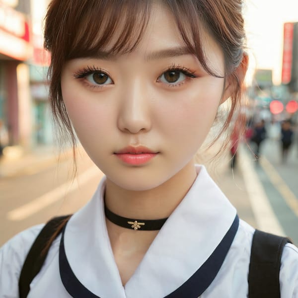 Tags: 21872187, SDXL
{"3": {"inputs": {"seed": 525264128171746, "steps": 64, "cfg": 7.86, "sampler_name": "dpmpp_2m", "scheduler": "karras", "denoise": 1.0, "model": ["27", 0], "positive": ["6", 0], "negative": ["7", 0], "latent_image": ["5", 0]}, "class_type": "KSampler"}, "4": {"inputs": {"ckpt_name": "juggernautxl.safetensors"}, "class_type": "CheckpointLoaderSimple"}, "5": {"inputs": {"width": 1024, "height": 1024, "batch_size": 1}, "class_type": "EmptyLatentImage"}, "6": {"inputs": {"text": "18 year old girl, (korean:1.13), (eyelashes:1.10), (temptress:1.10), (cute:1.00), (blush:0.96), (sexy lips:1.05), (beautiful eyes:1.06), (seductive facial expression:0.96), (detailed face:1.11), (seductive pose:1.08), (pale skin:1.10), (slim:1.01), (double eyelids:1.04), (in a seductive pose:1.03), (large perky breasts:0.98), (cleavage:0.99), (thigh gap:1.08), (school uniform:1.13), choker, busy street, (film:1.03), (candid cinema:1.00), (detailed skin:1.06), (RAW:1.09), (textured skin:1.07), (natural looking skin:1.06), (soft lighting:1.05), (skin fuzz:1.05), (portra:1.03)", "clip": ["27", 1]}, "class_type": "CLIPTextEncode"}, "7": {"inputs": {"text": "(distorted:1.11), (twisted:1.05), (bad hands:1.06), (watermark:1.14), (low resolution:1.13), (worst quality:1.07), (open mouth:1.06)", "clip": ["27", 1]}, "class_type": "CLIPTextEncode"}, "8": {"inputs": {"samples": ["3", 0], "vae": ["4", 2]}, "class_type": "VAEDecode"}, "25": {"inputs": {"lora_name": "nudify_xl.safetensors", "strength_model": 0.35, "strength_clip": 0.11, "model": ["4", 0], "clip": ["4", 1]}, "class_type": "LoraLoader"}, "26": {"inputs": {"lora_name": "shirtlift_SDXL_v2.safetensors", "strength_model": 0.11, "strength_clip": 0.03, "model": ["25", 0], "clip": ["25", 1]}, "class_type": "LoraLoader"}, "27": {"inputs": {"lora_name": "PerfectEyesXL.safetensors", "strength_model": 0.19, "strength_clip": 0.04, "model": ["26", 0], "clip": ["26", 1]}, "class_type": "LoraLoader"}, "30": {"inputs": {"model_name": "4x_NMKD-Superscale-SP_178000_G.pth"}, "class_type": "UpscaleModelLoader"}, "31": {"inputs": {"upscale_model": ["30", 0], "image": ["8", 0]}, "class_type": "ImageUpscaleWithModel"}, "32": {"inputs": {"upscale_method": "lanczos", "scale_by": 0.5, "image": ["31", 0]}, "class_type": "ImageScaleBy"}, "33": {"inputs": {"pixels": ["32", 0], "vae": ["4", 2]}, "class_type": "VAEEncode"}, "34": {"inputs": {"seed": 525264128171746, "steps": 64, "cfg": 7.86, "sampler_name": "dpmpp_2m", "scheduler": "karras", "denoise": 0.3, "model": ["27", 0], "positive": ["6", 0], "negative": ["7", 0], "latent_image": ["33", 0]}, "class_type": "KSampler"}, "36": {"inputs": {"samples": ["34", 0], "vae": ["4", 2]}, "class_type": "VAEDecode"}, "39": {"inputs": {"filename_prefix": "comfyapi-1716293915587", "images": ["36", 0]}, "class_type": "SaveImage"}}