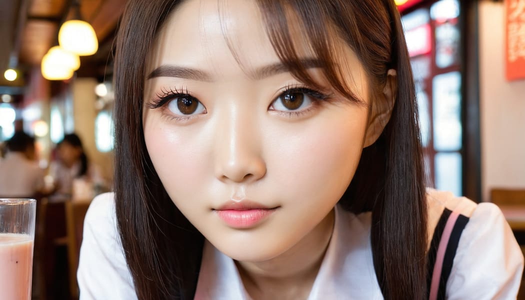 Tags: 21872187, SDXL
{"3": {"inputs": {"seed": 978777158803969, "steps": 64, "cfg": 7.79, "sampler_name": "dpmpp_2m", "scheduler": "karras", "denoise": 1.0, "model": ["27", 0], "positive": ["6", 0], "negative": ["7", 0], "latent_image": ["5", 0]}, "class_type": "KSampler"}, "4": {"inputs": {"ckpt_name": "juggernautxl.safetensors"}, "class_type": "CheckpointLoaderSimple"}, "5": {"inputs": {"width": 1344, "height": 768, "batch_size": 1}, "class_type": "EmptyLatentImage"}, "6": {"inputs": {"text": "28 year old girl, (korean:0.98), (japanese:0.97), (eyelashes:0.95), (idol:1.05), (double eyelids:1.14), (sexy lips:0.95), (blush:1.11), (slim:1.14), (cute:1.05), (temptress:1.12), (pale skin:1.03), (detailed face:1.14), (beautiful eyes:1.10), (seductive pose:0.98), (in a seductive pose:1.14), (large perky breasts:0.98), (cleavage:0.97), (thigh gap:1.08), (a waitress in uniform:1.00) working at a restaurant, (portra:1.01), (skin fuzz:1.07), (soft lighting:1.06), (film:1.09), (RAW:1.09), (candid cinema:1.00), (natural looking skin:1.07), (detailed skin:1.01), (textured skin:1.03)", "clip": ["27", 1]}, "class_type": "CLIPTextEncode"}, "7": {"inputs": {"text": "(bad hands:1.10), (twisted:1.12), (low resolution:1.06), (worst quality:1.12), (distorted:1.05), (open mouth:1.10), (watermark:1.13)", "clip": ["27", 1]}, "class_type": "CLIPTextEncode"}, "8": {"inputs": {"samples": ["3", 0], "vae": ["4", 2]}, "class_type": "VAEDecode"}, "25": {"inputs": {"lora_name": "nudify_xl.safetensors", "strength_model": 0.39, "strength_clip": 0.35, "model": ["4", 0], "clip": ["4", 1]}, "class_type": "LoraLoader"}, "26": {"inputs": {"lora_name": "shirtlift_SDXL_v2.safetensors", "strength_model": 0.07, "strength_clip": 0.07, "model": ["25", 0], "clip": ["25", 1]}, "class_type": "LoraLoader"}, "27": {"inputs": {"lora_name": "PerfectEyesXL.safetensors", "strength_model": 0.1, "strength_clip": 0.17, "model": ["26", 0], "clip": ["26", 1]}, "class_type": "LoraLoader"}, "30": {"inputs": {"model_name": "4x_NMKD-Superscale-SP_178000_G.pth"}, "class_type": "UpscaleModelLoader"}, "31": {"inputs": {"upscale_model": ["30", 0], "image": ["8", 0]}, "class_type": "ImageUpscaleWithModel"}, "32": {"inputs": {"upscale_method": "lanczos", "scale_by": 0.5, "image": ["31", 0]}, "class_type": "ImageScaleBy"}, "33": {"inputs": {"pixels": ["32", 0], "vae": ["4", 2]}, "class_type": "VAEEncode"}, "34": {"inputs": {"seed": 978777158803969, "steps": 64, "cfg": 7.79, "sampler_name": "dpmpp_2m", "scheduler": "karras", "denoise": 0.3, "model": ["27", 0], "positive": ["6", 0], "negative": ["7", 0], "latent_image": ["33", 0]}, "class_type": "KSampler"}, "36": {"inputs": {"samples": ["34", 0], "vae": ["4", 2]}, "class_type": "VAEDecode"}, "39": {"inputs": {"filename_prefix": "comfyapi-1734181755776", "images": ["36", 0]}, "class_type": "SaveImage"}}