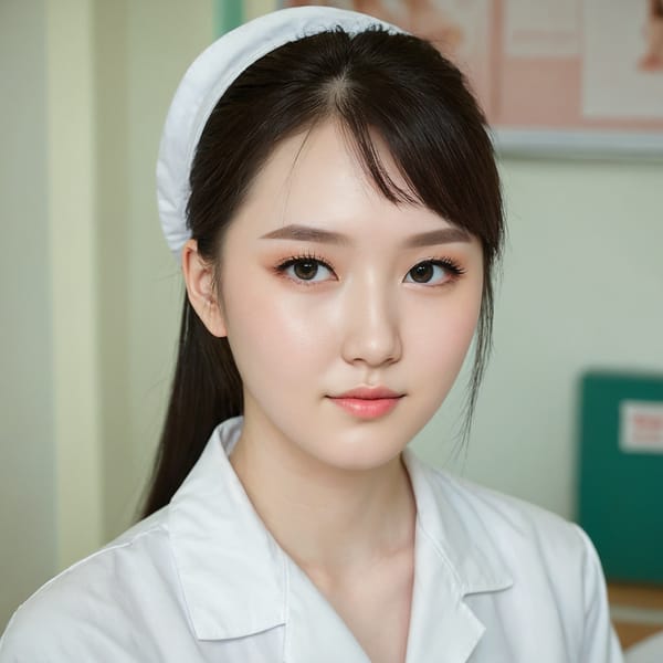 Tags: 21872187, SDXL
{"3": {"inputs": {"seed": 303401332952425, "steps": 32, "cfg": 6.06, "sampler_name": "dpmpp_2m", "scheduler": "karras", "denoise": 1.0, "model": ["27", 0], "positive": ["6", 0], "negative": ["7", 0], "latent_image": ["5", 0]}, "class_type": "KSampler"}, "4": {"inputs": {"ckpt_name": "juggernautXL_v8Rundiffusion.safetensors"}, "class_type": "CheckpointLoaderSimple"}, "5": {"inputs": {"width": 1024, "height": 1024, "batch_size": 1}, "class_type": "EmptyLatentImage"}, "6": {"inputs": {"text": "20 year old girl, (ukrainian:0.95), (chinese:1.01), (idol:1.03), (double eyelids:1.03), (pale skin:1.12), (slim:0.95), (temptress:0.96), (eyelashes:1.07), (beautiful eyes:1.07), (detailed face:0.97), (blush:1.00), (seductive pose:1.09), (seductive facial expression:1.04), (sexy lips:1.08), (cute:0.95), (on all fours:1.11), (spreading ass cheeks:1.10), (from behind:1.13), (backboob:1.14), (nurse in uniform:1.01) working in a hospital ward, (RAW:1.05), (film:1.08), (soft lighting:1.05), (natural looking skin:1.09), (textured skin:1.00), (skin fuzz:1.04), (portra:1.05), (detailed skin:1.07), (candid cinema:1.00)", "clip": ["27", 1]}, "class_type": "CLIPTextEncode"}, "7": {"inputs": {"text": "(worst quality:1.10), (watermark:1.08), (distorted:1.13), (bad hands:1.06), (low resolution:1.13), (open mouth:1.11), (twisted:1.06)", "clip": ["27", 1]}, "class_type": "CLIPTextEncode"}, "8": {"inputs": {"samples": ["3", 0], "vae": ["4", 2]}, "class_type": "VAEDecode"}, "25": {"inputs": {"lora_name": "nudify_xl.safetensors", "strength_model": 0.13, "strength_clip": 0.01, "model": ["4", 0], "clip": ["4", 1]}, "class_type": "LoraLoader"}, "26": {"inputs": {"lora_name": "shirtlift_SDXL_v2.safetensors", "strength_model": 0.13, "strength_clip": 0.08, "model": ["25", 0], "clip": ["25", 1]}, "class_type": "LoraLoader"}, "27": {"inputs": {"lora_name": "PerfectEyesXL.safetensors", "strength_model": 0.18, "strength_clip": 0.08, "model": ["26", 0], "clip": ["26", 1]}, "class_type": "LoraLoader"}, "30": {"inputs": {"model_name": "4x_NMKD-Superscale-SP_178000_G.pth"}, "class_type": "UpscaleModelLoader"}, "31": {"inputs": {"upscale_model": ["30", 0], "image": ["8", 0]}, "class_type": "ImageUpscaleWithModel"}, "32": {"inputs": {"upscale_method": "lanczos", "scale_by": 0.5, "image": ["31", 0]}, "class_type": "ImageScaleBy"}, "33": {"inputs": {"pixels": ["32", 0], "vae": ["4", 2]}, "class_type": "VAEEncode"}, "34": {"inputs": {"seed": 303401332952425, "steps": 32, "cfg": 6.06, "sampler_name": "dpmpp_2m", "scheduler": "karras", "denoise": 0.3, "model": ["27", 0], "positive": ["6", 0], "negative": ["7", 0], "latent_image": ["33", 0]}, "class_type": "KSampler"}, "36": {"inputs": {"samples": ["34", 0], "vae": ["4", 2]}, "class_type": "VAEDecode"}, "39": {"inputs": {"filename_prefix": "comfyapi-1707563133817", "images": ["36", 0]}, "class_type": "SaveImage"}}