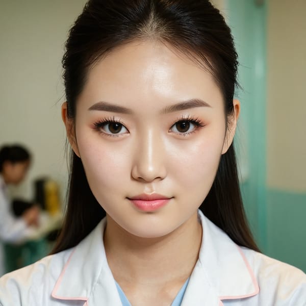 Tags: 21872187, SDXL
{"3": {"inputs": {"seed": 317622362513142, "steps": 64, "cfg": 7.1, "sampler_name": "dpmpp_2m", "scheduler": "karras", "denoise": 1.0, "model": ["27", 0], "positive": ["6", 0], "negative": ["7", 0], "latent_image": ["5", 0]}, "class_type": "KSampler"}, "4": {"inputs": {"ckpt_name": "juggernautXL_v8Rundiffusion.safetensors"}, "class_type": "CheckpointLoaderSimple"}, "5": {"inputs": {"width": 1024, "height": 1024, "batch_size": 1}, "class_type": "EmptyLatentImage"}, "6": {"inputs": {"text": "28 year old girl, (ukrainian:0.99), (chinese:1.13), (taiwanese:1.12), (korean:1.12), (double eyelids:0.98), (detailed face:1.10), (slim:1.07), (beautiful eyes:1.00), (temptress:1.08), (cute:0.96), (idol:1.04), (eyelashes:1.12), (seductive facial expression:0.95), (seductive pose:1.11), (blush:1.00), (sexy lips:1.10), (in a seductive pose:1.05), (large perky breasts:0.98), (cleavage:0.98), (thigh gap:0.97), (nurse in uniform:0.95) working in a hospital ward, (candid cinema:1.01), (film:1.03), (RAW:1.09), (detailed skin:1.02), (skin fuzz:1.05), (textured skin:1.07), (soft lighting:1.06), (natural looking skin:1.09), (portra:1.09)", "clip": ["27", 1]}, "class_type": "CLIPTextEncode"}, "7": {"inputs": {"text": "(distorted:1.07), (twisted:1.09), (low resolution:1.07), (open mouth:1.13), (watermark:1.08), (worst quality:1.05), (bad hands:1.14)", "clip": ["27", 1]}, "class_type": "CLIPTextEncode"}, "8": {"inputs": {"samples": ["3", 0], "vae": ["4", 2]}, "class_type": "VAEDecode"}, "25": {"inputs": {"lora_name": "nudify_xl.safetensors", "strength_model": 0.36, "strength_clip": 0.01, "model": ["4", 0], "clip": ["4", 1]}, "class_type": "LoraLoader"}, "26": {"inputs": {"lora_name": "shirtlift_SDXL_v2.safetensors", "strength_model": 0.16, "strength_clip": 0.19, "model": ["25", 0], "clip": ["25", 1]}, "class_type": "LoraLoader"}, "27": {"inputs": {"lora_name": "PerfectEyesXL.safetensors", "strength_model": 0.04, "strength_clip": 0.19, "model": ["26", 0], "clip": ["26", 1]}, "class_type": "LoraLoader"}, "30": {"inputs": {"model_name": "4x_NMKD-Superscale-SP_178000_G.pth"}, "class_type": "UpscaleModelLoader"}, "31": {"inputs": {"upscale_model": ["30", 0], "image": ["8", 0]}, "class_type": "ImageUpscaleWithModel"}, "32": {"inputs": {"upscale_method": "lanczos", "scale_by": 0.5, "image": ["31", 0]}, "class_type": "ImageScaleBy"}, "33": {"inputs": {"pixels": ["32", 0], "vae": ["4", 2]}, "class_type": "VAEEncode"}, "34": {"inputs": {"seed": 317622362513142, "steps": 64, "cfg": 7.1, "sampler_name": "dpmpp_2m", "scheduler": "karras", "denoise": 0.3, "model": ["27", 0], "positive": ["6", 0], "negative": ["7", 0], "latent_image": ["33", 0]}, "class_type": "KSampler"}, "36": {"inputs": {"samples": ["34", 0], "vae": ["4", 2]}, "class_type": "VAEDecode"}, "39": {"inputs": {"filename_prefix": "comfyapi-1707769262813", "images": ["36", 0]}, "class_type": "SaveImage"}}