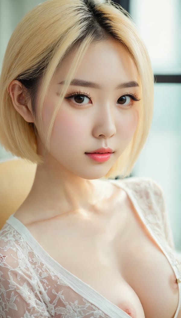 Tags: 21872187, SDXL
{"3": {"inputs": {"seed": 607964373188039, "steps": 64, "cfg": 5.09, "sampler_name": "dpmpp_2m", "scheduler": "karras", "denoise": 1.0, "model": ["27", 0], "positive": ["6", 0], "negative": ["7", 0], "latent_image": ["5", 0]}, "class_type": "KSampler"}, "4": {"inputs": {"ckpt_name": "juggernautxl.safetensors"}, "class_type": "CheckpointLoaderSimple"}, "5": {"inputs": {"width": 768, "height": 1344, "batch_size": 1}, "class_type": "EmptyLatentImage"}, "6": {"inputs": {"text": "26 year old girl, (chinese:1.11), (seductive pose:1.14), (sexy lips:0.95), (detailed face:0.97), (pale skin:1.12), (blush:1.05), (beautiful eyes:1.06), (slim:1.03), (double eyelids:0.95), (cute:1.14), (eyelashes:1.04), (seductive facial expression:1.07), (idol:1.14), (in a seductive pose:1.00), (large perky breasts:1.04), (cleavage:0.97), (thigh gap:0.95), (an office lady:1.06), (skin fuzz:1.07), (natural looking skin:1.04), (RAW:1.09), (soft lighting:1.01), (film:1.02), (portra:1.07), (candid cinema:1.01), (textured skin:1.08), (detailed skin:1.01)", "clip": ["27", 1]}, "class_type": "CLIPTextEncode"}, "7": {"inputs": {"text": "(twisted:1.09), (bad hands:1.14), (watermark:1.13), (worst quality:1.08), (open mouth:1.06), (distorted:1.09), (low resolution:1.10)", "clip": ["27", 1]}, "class_type": "CLIPTextEncode"}, "8": {"inputs": {"samples": ["3", 0], "vae": ["4", 2]}, "class_type": "VAEDecode"}, "25": {"inputs": {"lora_name": "nudify_xl.safetensors", "strength_model": 0.27, "strength_clip": 0.26, "model": ["4", 0], "clip": ["4", 1]}, "class_type": "LoraLoader"}, "26": {"inputs": {"lora_name": "shirtlift_SDXL_v2.safetensors", "strength_model": 0.17, "strength_clip": 0.06, "model": ["25", 0], "clip": ["25", 1]}, "class_type": "LoraLoader"}, "27": {"inputs": {"lora_name": "PerfectEyesXL.safetensors", "strength_model": 0.09, "strength_clip": 0.16, "model": ["26", 0], "clip": ["26", 1]}, "class_type": "LoraLoader"}, "30": {"inputs": {"model_name": "4x_NMKD-Superscale-SP_178000_G.pth"}, "class_type": "UpscaleModelLoader"}, "31": {"inputs": {"upscale_model": ["30", 0], "image": ["8", 0]}, "class_type": "ImageUpscaleWithModel"}, "32": {"inputs": {"upscale_method": "lanczos", "scale_by": 0.5, "image": ["31", 0]}, "class_type": "ImageScaleBy"}, "33": {"inputs": {"pixels": ["32", 0], "vae": ["4", 2]}, "class_type": "VAEEncode"}, "34": {"inputs": {"seed": 607964373188039, "steps": 64, "cfg": 5.09, "sampler_name": "dpmpp_2m", "scheduler": "karras", "denoise": 0.3, "model": ["27", 0], "positive": ["6", 0], "negative": ["7", 0], "latent_image": ["33", 0]}, "class_type": "KSampler"}, "36": {"inputs": {"samples": ["34", 0], "vae": ["4", 2]}, "class_type": "VAEDecode"}, "39": {"inputs": {"filename_prefix": "comfyapi-1724840077171", "images": ["36", 0]}, "class_type": "SaveImage"}}