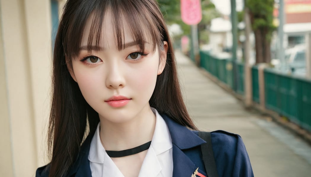 Tags: 21872187, SDXL
{"3": {"inputs": {"seed": 743555154363606, "steps": 32, "cfg": 6.0, "sampler_name": "dpmpp_2m", "scheduler": "karras", "denoise": 1.0, "model": ["27", 0], "positive": ["6", 0], "negative": ["7", 0], "latent_image": ["5", 0]}, "class_type": "KSampler"}, "4": {"inputs": {"ckpt_name": "juggernautxl.safetensors"}, "class_type": "CheckpointLoaderSimple"}, "5": {"inputs": {"width": 1344, "height": 768, "batch_size": 1}, "class_type": "EmptyLatentImage"}, "6": {"inputs": {"text": "28 year old girl, (idol:1.10), (pale skin:1.12), (sexy lips:0.95), (double eyelids:0.96), (slim:1.14), (blush:1.10), (beautiful eyes:0.95), (seductive pose:1.02), (seductive facial expression:0.96), (cute:1.07), (temptress:1.03), (detailed face:0.98), (eyelashes:1.00), (in a seductive pose:0.95), (large perky breasts:1.07), (cleavage:1.03), (thigh gap:1.03), (school uniform:1.11), choker, busy street, (skin fuzz:1.07), (portra:1.02), (film:1.03), (textured skin:1.06), (natural looking skin:1.07), (RAW:1.07), (candid cinema:1.02), (detailed skin:1.04), (soft lighting:1.04)", "clip": ["27", 1]}, "class_type": "CLIPTextEncode"}, "7": {"inputs": {"text": "(twisted:1.11), (distorted:1.05), (worst quality:1.09), (watermark:1.05), (low resolution:1.05), (open mouth:1.07), (bad hands:1.06)", "clip": ["27", 1]}, "class_type": "CLIPTextEncode"}, "8": {"inputs": {"samples": ["3", 0], "vae": ["4", 2]}, "class_type": "VAEDecode"}, "25": {"inputs": {"lora_name": "nudify_xl.safetensors", "strength_model": 0.03, "strength_clip": 0.14, "model": ["4", 0], "clip": ["4", 1]}, "class_type": "LoraLoader"}, "26": {"inputs": {"lora_name": "shirtlift_SDXL_v2.safetensors", "strength_model": 0.16, "strength_clip": 0.1, "model": ["25", 0], "clip": ["25", 1]}, "class_type": "LoraLoader"}, "27": {"inputs": {"lora_name": "PerfectEyesXL.safetensors", "strength_model": 0.06, "strength_clip": 0.05, "model": ["26", 0], "clip": ["26", 1]}, "class_type": "LoraLoader"}, "30": {"inputs": {"model_name": "4x_NMKD-Superscale-SP_178000_G.pth"}, "class_type": "UpscaleModelLoader"}, "31": {"inputs": {"upscale_model": ["30", 0], "image": ["8", 0]}, "class_type": "ImageUpscaleWithModel"}, "32": {"inputs": {"upscale_method": "lanczos", "scale_by": 0.5, "image": ["31", 0]}, "class_type": "ImageScaleBy"}, "33": {"inputs": {"pixels": ["32", 0], "vae": ["4", 2]}, "class_type": "VAEEncode"}, "34": {"inputs": {"seed": 743555154363606, "steps": 32, "cfg": 6.0, "sampler_name": "dpmpp_2m", "scheduler": "karras", "denoise": 0.3, "model": ["27", 0], "positive": ["6", 0], "negative": ["7", 0], "latent_image": ["33", 0]}, "class_type": "KSampler"}, "36": {"inputs": {"samples": ["34", 0], "vae": ["4", 2]}, "class_type": "VAEDecode"}, "39": {"inputs": {"filename_prefix": "comfyapi-1714158818260", "images": ["36", 0]}, "class_type": "SaveImage"}}