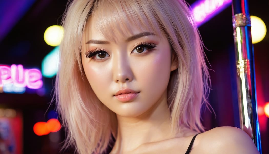 Tags: 21872187, SDXL
{"3": {"inputs": {"seed": 280753612562074, "steps": 64, "cfg": 6.96, "sampler_name": "dpmpp_2m", "scheduler": "karras", "denoise": 1.0, "model": ["27", 0], "positive": ["6", 0], "negative": ["7", 0], "latent_image": ["5", 0]}, "class_type": "KSampler"}, "4": {"inputs": {"ckpt_name": "juggernautxl.safetensors"}, "class_type": "CheckpointLoaderSimple"}, "5": {"inputs": {"width": 1344, "height": 768, "batch_size": 1}, "class_type": "EmptyLatentImage"}, "6": {"inputs": {"text": "28 year old girl, (japanese:1.11), (ukrainian:1.06), (seductive facial expression:1.02), (seductive pose:1.11), (detailed face:1.08), (pale skin:1.05), (eyelashes:1.05), (blush:1.07), (sexy lips:1.06), (beautiful eyes:1.01), (cute:1.08), (double eyelids:1.11), (idol:1.05), (slim:1.00), (temptress:1.00), (in a seductive pose:0.96), (large perky breasts:0.96), (cleavage:0.96), (thigh gap:1.01), (a pole dancer:0.96) at a night club, (detailed skin:1.06), (portra:1.00), (soft lighting:1.00), (RAW:1.07), (natural looking skin:1.06), (candid cinema:1.01), (film:1.00), (textured skin:1.07), (skin fuzz:1.09)", "clip": ["27", 1]}, "class_type": "CLIPTextEncode"}, "7": {"inputs": {"text": "(watermark:1.11), (open mouth:1.07), (low resolution:1.05), (distorted:1.13), (twisted:1.10), (worst quality:1.06), (bad hands:1.13)", "clip": ["27", 1]}, "class_type": "CLIPTextEncode"}, "8": {"inputs": {"samples": ["3", 0], "vae": ["4", 2]}, "class_type": "VAEDecode"}, "25": {"inputs": {"lora_name": "nudify_xl.safetensors", "strength_model": 0.32, "strength_clip": 0.23, "model": ["4", 0], "clip": ["4", 1]}, "class_type": "LoraLoader"}, "26": {"inputs": {"lora_name": "shirtlift_SDXL_v2.safetensors", "strength_model": 0.05, "strength_clip": 0.18, "model": ["25", 0], "clip": ["25", 1]}, "class_type": "LoraLoader"}, "27": {"inputs": {"lora_name": "PerfectEyesXL.safetensors", "strength_model": 0.11, "strength_clip": 0.18, "model": ["26", 0], "clip": ["26", 1]}, "class_type": "LoraLoader"}, "30": {"inputs": {"model_name": "4x_NMKD-Superscale-SP_178000_G.pth"}, "class_type": "UpscaleModelLoader"}, "31": {"inputs": {"upscale_model": ["30", 0], "image": ["8", 0]}, "class_type": "ImageUpscaleWithModel"}, "32": {"inputs": {"upscale_method": "lanczos", "scale_by": 0.5, "image": ["31", 0]}, "class_type": "ImageScaleBy"}, "33": {"inputs": {"pixels": ["32", 0], "vae": ["4", 2]}, "class_type": "VAEEncode"}, "34": {"inputs": {"seed": 280753612562074, "steps": 64, "cfg": 6.96, "sampler_name": "dpmpp_2m", "scheduler": "karras", "denoise": 0.3, "model": ["27", 0], "positive": ["6", 0], "negative": ["7", 0], "latent_image": ["33", 0]}, "class_type": "KSampler"}, "36": {"inputs": {"samples": ["34", 0], "vae": ["4", 2]}, "class_type": "VAEDecode"}, "39": {"inputs": {"filename_prefix": "comfyapi-1718781908505", "images": ["36", 0]}, "class_type": "SaveImage"}}