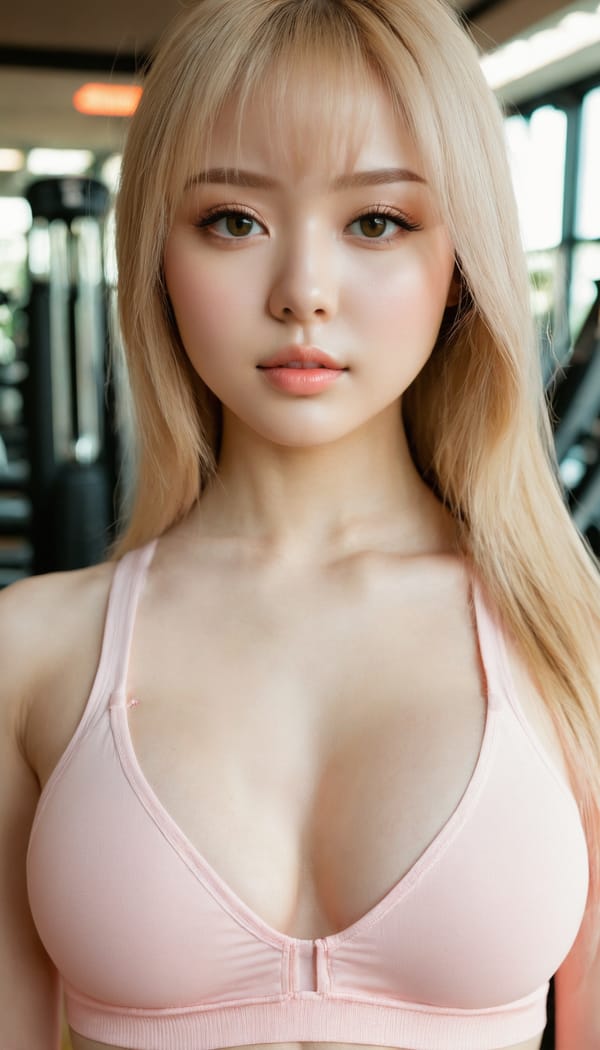 Tags: 21872187, SDXL
{"3": {"inputs": {"seed": 326805165742237, "steps": 64, "cfg": 5.63, "sampler_name": "dpmpp_2m", "scheduler": "karras", "denoise": 1.0, "model": ["27", 0], "positive": ["6", 0], "negative": ["7", 0], "latent_image": ["5", 0]}, "class_type": "KSampler"}, "4": {"inputs": {"ckpt_name": "juggernautxl.safetensors"}, "class_type": "CheckpointLoaderSimple"}, "5": {"inputs": {"width": 768, "height": 1344, "batch_size": 1}, "class_type": "EmptyLatentImage"}, "6": {"inputs": {"text": "19 year old girl, (sexy lips:1.07), (idol:1.04), (seductive pose:0.96), (double eyelids:1.13), (seductive facial expression:0.99), (detailed face:0.98), (beautiful eyes:0.96), (cute:1.10), (slim:1.11), (blush:0.98), (pale skin:1.03), (eyelashes:0.99), (temptress:0.97), (in a seductive pose:1.12), (large perky breasts:0.99), (cleavage:0.96), (thigh gap:0.97), (in skimpy gym outfit:1.11) at a gym, (skin fuzz:1.06), (film:1.06), (portra:1.02), (soft lighting:1.05), (natural looking skin:1.09), (RAW:1.06), (candid cinema:1.08), (detailed skin:1.06), (textured skin:1.05)", "clip": ["27", 1]}, "class_type": "CLIPTextEncode"}, "7": {"inputs": {"text": "(watermark:1.10), (low resolution:1.13), (worst quality:1.06), (bad hands:1.11), (open mouth:1.13), (twisted:1.10), (distorted:1.12)", "clip": ["27", 1]}, "class_type": "CLIPTextEncode"}, "8": {"inputs": {"samples": ["3", 0], "vae": ["4", 2]}, "class_type": "VAEDecode"}, "25": {"inputs": {"lora_name": "nudify_xl.safetensors", "strength_model": 0.22, "strength_clip": 0.29, "model": ["4", 0], "clip": ["4", 1]}, "class_type": "LoraLoader"}, "26": {"inputs": {"lora_name": "shirtlift_SDXL_v2.safetensors", "strength_model": 0.07, "strength_clip": 0.0, "model": ["25", 0], "clip": ["25", 1]}, "class_type": "LoraLoader"}, "27": {"inputs": {"lora_name": "PerfectEyesXL.safetensors", "strength_model": 0.09, "strength_clip": 0.0, "model": ["26", 0], "clip": ["26", 1]}, "class_type": "LoraLoader"}, "30": {"inputs": {"model_name": "4x_NMKD-Superscale-SP_178000_G.pth"}, "class_type": "UpscaleModelLoader"}, "31": {"inputs": {"upscale_model": ["30", 0], "image": ["8", 0]}, "class_type": "ImageUpscaleWithModel"}, "32": {"inputs": {"upscale_method": "lanczos", "scale_by": 0.5, "image": ["31", 0]}, "class_type": "ImageScaleBy"}, "33": {"inputs": {"pixels": ["32", 0], "vae": ["4", 2]}, "class_type": "VAEEncode"}, "34": {"inputs": {"seed": 326805165742237, "steps": 64, "cfg": 5.63, "sampler_name": "dpmpp_2m", "scheduler": "karras", "denoise": 0.3, "model": ["27", 0], "positive": ["6", 0], "negative": ["7", 0], "latent_image": ["33", 0]}, "class_type": "KSampler"}, "36": {"inputs": {"samples": ["34", 0], "vae": ["4", 2]}, "class_type": "VAEDecode"}, "39": {"inputs": {"filename_prefix": "comfyapi-1717363369249", "images": ["36", 0]}, "class_type": "SaveImage"}}