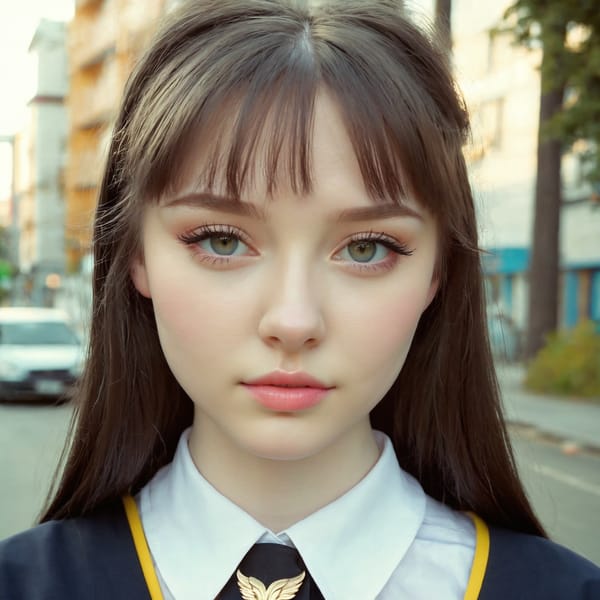 Tags: 21872187, SDXL
{"3": {"inputs": {"seed": 103944270132685, "steps": 32, "cfg": 7.83, "sampler_name": "dpmpp_2m", "scheduler": "karras", "denoise": 1.0, "model": ["27", 0], "positive": ["6", 0], "negative": ["7", 0], "latent_image": ["5", 0]}, "class_type": "KSampler"}, "4": {"inputs": {"ckpt_name": "juggernautxl.safetensors"}, "class_type": "CheckpointLoaderSimple"}, "5": {"inputs": {"width": 1024, "height": 1024, "batch_size": 1}, "class_type": "EmptyLatentImage"}, "6": {"inputs": {"text": "21 year old girl, (ukrainian:1.11), (pale skin:1.00), (double eyelids:1.08), (seductive facial expression:0.96), (temptress:1.07), (sexy lips:1.14), (idol:1.02), (slim:1.02), (eyelashes:0.96), (cute:0.96), (detailed face:1.00), (seductive pose:1.12), (beautiful eyes:1.02), (blush:1.12), (in a seductive pose:1.11), (large perky breasts:1.11), (cleavage:1.06), (thigh gap:0.99), (school uniform:1.02), choker, busy street, (textured skin:1.03), (candid cinema:1.08), (soft lighting:1.00), (film:1.03), (detailed skin:1.07), (natural looking skin:1.09), (portra:1.07), (skin fuzz:1.06), (RAW:1.09)", "clip": ["27", 1]}, "class_type": "CLIPTextEncode"}, "7": {"inputs": {"text": "(bad hands:1.06), (low resolution:1.13), (open mouth:1.12), (worst quality:1.11), (watermark:1.09), (twisted:1.09)", "clip": ["27", 1]}, "class_type": "CLIPTextEncode"}, "8": {"inputs": {"samples": ["3", 0], "vae": ["4", 2]}, "class_type": "VAEDecode"}, "25": {"inputs": {"lora_name": "nudify_xl.safetensors", "strength_model": 0.06, "strength_clip": 0.01, "model": ["4", 0], "clip": ["4", 1]}, "class_type": "LoraLoader"}, "26": {"inputs": {"lora_name": "shirtlift_SDXL_v2.safetensors", "strength_model": 0.09, "strength_clip": 0.07, "model": ["25", 0], "clip": ["25", 1]}, "class_type": "LoraLoader"}, "27": {"inputs": {"lora_name": "PerfectEyesXL.safetensors", "strength_model": 0.0, "strength_clip": 0.17, "model": ["26", 0], "clip": ["26", 1]}, "class_type": "LoraLoader"}, "30": {"inputs": {"model_name": "4x_NMKD-Superscale-SP_178000_G.pth"}, "class_type": "UpscaleModelLoader"}, "31": {"inputs": {"upscale_model": ["30", 0], "image": ["8", 0]}, "class_type": "ImageUpscaleWithModel"}, "32": {"inputs": {"upscale_method": "lanczos", "scale_by": 0.5, "image": ["31", 0]}, "class_type": "ImageScaleBy"}, "33": {"inputs": {"pixels": ["32", 0], "vae": ["4", 2]}, "class_type": "VAEEncode"}, "34": {"inputs": {"seed": 103944270132685, "steps": 32, "cfg": 7.83, "sampler_name": "dpmpp_2m", "scheduler": "karras", "denoise": 0.3, "model": ["27", 0], "positive": ["6", 0], "negative": ["7", 0], "latent_image": ["33", 0]}, "class_type": "KSampler"}, "36": {"inputs": {"samples": ["34", 0], "vae": ["4", 2]}, "class_type": "VAEDecode"}, "39": {"inputs": {"filename_prefix": "comfyapi-1714424622361", "images": ["36", 0]}, "class_type": "SaveImage"}}