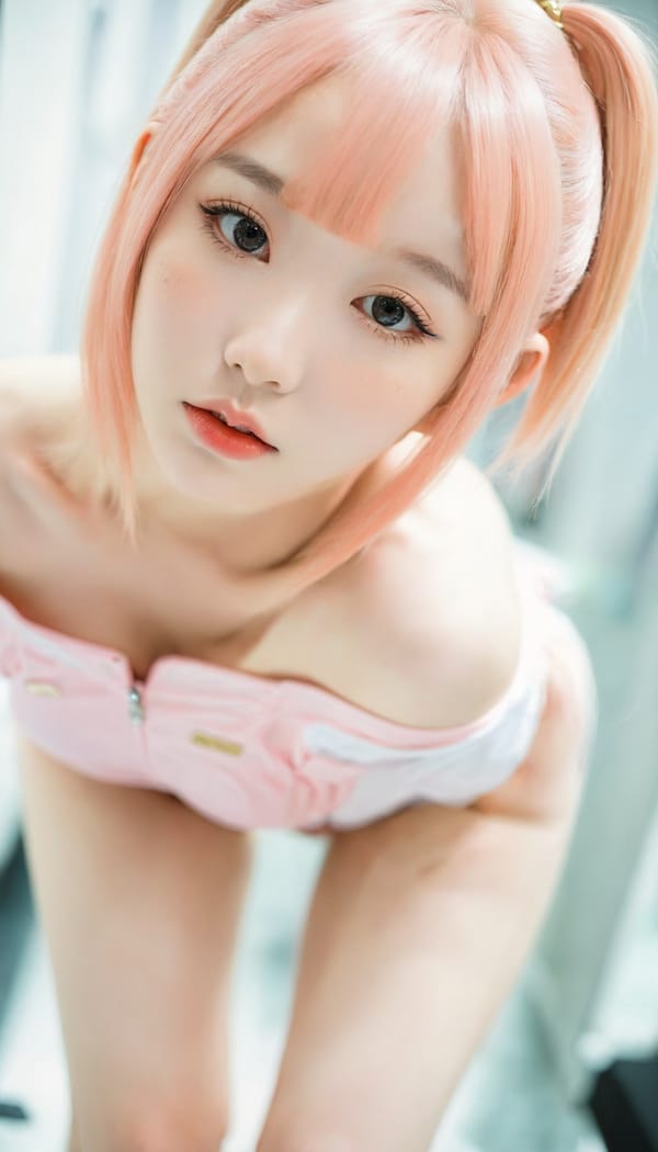 Tags: 21872187, SDXL
{"3": {"inputs": {"seed": 895911832355106, "steps": 64, "cfg": 6.74, "sampler_name": "dpmpp_2m", "scheduler": "karras", "denoise": 1.0, "model": ["27", 0], "positive": ["6", 0], "negative": ["7", 0], "latent_image": ["5", 0]}, "class_type": "KSampler"}, "4": {"inputs": {"ckpt_name": "leosamsHelloworldSDXL_helloworldSDXL32DPO.safetensors"}, "class_type": "CheckpointLoaderSimple"}, "5": {"inputs": {"width": 768, "height": 1344, "batch_size": 1}, "class_type": "EmptyLatentImage"}, "6": {"inputs": {"text": "19 year old girl, (korean:0.95), (russian:1.08), (seductive pose:0.95), (temptress:1.10), (beautiful eyes:1.08), (detailed face:1.06), (double eyelids:1.13), (cute:0.96), (eyelashes:0.98), (idol:1.02), (slim:1.01), (seductive facial expression:1.02), (pale skin:1.07), (blush:1.11), (sexy lips:0.98), (perky ass:0.96), (exposed ass:1.04), (looking back:0.97), (sexy ass:1.06), (thigh gap:0.95), (in a cosplay:0.95) at comiket posing for camera, (soft lighting:1.03), (portra:1.06), (natural looking skin:1.01), (RAW:1.03), (textured skin:1.00), (candid cinema:1.02), (film:1.07), (detailed skin:1.06), (skin fuzz:1.00)", "clip": ["27", 1]}, "class_type": "CLIPTextEncode"}, "7": {"inputs": {"text": "(twisted:1.08), (distorted:1.07), (watermark:1.10), (bad hands:1.14), (open mouth:1.14), (low resolution:1.10), (worst quality:1.11)", "clip": ["27", 1]}, "class_type": "CLIPTextEncode"}, "8": {"inputs": {"samples": ["3", 0], "vae": ["4", 2]}, "class_type": "VAEDecode"}, "25": {"inputs": {"lora_name": "nudify_xl.safetensors", "strength_model": 0.24, "strength_clip": 0.31, "model": ["4", 0], "clip": ["4", 1]}, "class_type": "LoraLoader"}, "26": {"inputs": {"lora_name": "shirtlift_SDXL_v2.safetensors", "strength_model": 0.04, "strength_clip": 0.19, "model": ["25", 0], "clip": ["25", 1]}, "class_type": "LoraLoader"}, "27": {"inputs": {"lora_name": "PerfectEyesXL.safetensors", "strength_model": 0.07, "strength_clip": 0.12, "model": ["26", 0], "clip": ["26", 1]}, "class_type": "LoraLoader"}, "30": {"inputs": {"model_name": "4x_NMKD-Superscale-SP_178000_G.pth"}, "class_type": "UpscaleModelLoader"}, "31": {"inputs": {"upscale_model": ["30", 0], "image": ["8", 0]}, "class_type": "ImageUpscaleWithModel"}, "32": {"inputs": {"upscale_method": "lanczos", "scale_by": 0.5, "image": ["31", 0]}, "class_type": "ImageScaleBy"}, "33": {"inputs": {"pixels": ["32", 0], "vae": ["4", 2]}, "class_type": "VAEEncode"}, "34": {"inputs": {"seed": 895911832355106, "steps": 64, "cfg": 6.74, "sampler_name": "dpmpp_2m", "scheduler": "karras", "denoise": 0.3, "model": ["27", 0], "positive": ["6", 0], "negative": ["7", 0], "latent_image": ["33", 0]}, "class_type": "KSampler"}, "36": {"inputs": {"samples": ["34", 0], "vae": ["4", 2]}, "class_type": "VAEDecode"}, "39": {"inputs": {"filename_prefix": "comfyapi-1707413712610", "images": ["36", 0]}, "class_type": "SaveImage"}}