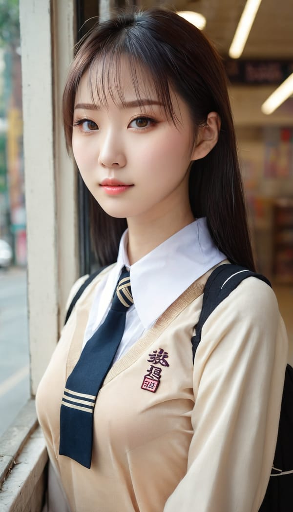 Tags: 21872187, SDXL
{"3": {"inputs": {"seed": 461993367694594, "steps": 32, "cfg": 7.04, "sampler_name": "dpmpp_2m", "scheduler": "karras", "denoise": 1.0, "model": ["27", 0], "positive": ["6", 0], "negative": ["7", 0], "latent_image": ["5", 0]}, "class_type": "KSampler"}, "4": {"inputs": {"ckpt_name": "juggernautxl.safetensors"}, "class_type": "CheckpointLoaderSimple"}, "5": {"inputs": {"width": 768, "height": 1344, "batch_size": 1}, "class_type": "EmptyLatentImage"}, "6": {"inputs": {"text": "27 year old girl, (chinese:0.97), (cute:1.13), (beautiful eyes:1.10), (eyelashes:1.06), (detailed face:0.96), (double eyelids:1.02), (seductive pose:0.97), (pale skin:1.10), (temptress:1.13), (sexy lips:1.06), (idol:0.97), (seductive facial expression:1.06), (slim:1.09), (in a seductive pose:1.08), (large perky breasts:0.98), (cleavage:0.99), (thigh gap:0.96), (school uniform:1.14), choker, busy street, (RAW:1.08), (soft lighting:1.02), (natural looking skin:1.09), (portra:1.02), (skin fuzz:1.08), (film:1.03), (textured skin:1.04), (candid cinema:1.09), (detailed skin:1.01)", "clip": ["27", 1]}, "class_type": "CLIPTextEncode"}, "7": {"inputs": {"text": "(low resolution:1.13), (worst quality:1.09), (bad hands:1.07), (watermark:1.11), (open mouth:1.13), (twisted:1.07), (distorted:1.09)", "clip": ["27", 1]}, "class_type": "CLIPTextEncode"}, "8": {"inputs": {"samples": ["3", 0], "vae": ["4", 2]}, "class_type": "VAEDecode"}, "25": {"inputs": {"lora_name": "nudify_xl.safetensors", "strength_model": 0.22, "strength_clip": 0.19, "model": ["4", 0], "clip": ["4", 1]}, "class_type": "LoraLoader"}, "26": {"inputs": {"lora_name": "shirtlift_SDXL_v2.safetensors", "strength_model": 0.05, "strength_clip": 0.01, "model": ["25", 0], "clip": ["25", 1]}, "class_type": "LoraLoader"}, "27": {"inputs": {"lora_name": "PerfectEyesXL.safetensors", "strength_model": 0.08, "strength_clip": 0.01, "model": ["26", 0], "clip": ["26", 1]}, "class_type": "LoraLoader"}, "30": {"inputs": {"model_name": "4x_NMKD-Superscale-SP_178000_G.pth"}, "class_type": "UpscaleModelLoader"}, "31": {"inputs": {"upscale_model": ["30", 0], "image": ["8", 0]}, "class_type": "ImageUpscaleWithModel"}, "32": {"inputs": {"upscale_method": "lanczos", "scale_by": 0.5, "image": ["31", 0]}, "class_type": "ImageScaleBy"}, "33": {"inputs": {"pixels": ["32", 0], "vae": ["4", 2]}, "class_type": "VAEEncode"}, "34": {"inputs": {"seed": 461993367694594, "steps": 32, "cfg": 7.04, "sampler_name": "dpmpp_2m", "scheduler": "karras", "denoise": 0.3, "model": ["27", 0], "positive": ["6", 0], "negative": ["7", 0], "latent_image": ["33", 0]}, "class_type": "KSampler"}, "36": {"inputs": {"samples": ["34", 0], "vae": ["4", 2]}, "class_type": "VAEDecode"}, "39": {"inputs": {"filename_prefix": "comfyapi-1723656489392", "images": ["36", 0]}, "class_type": "SaveImage"}}