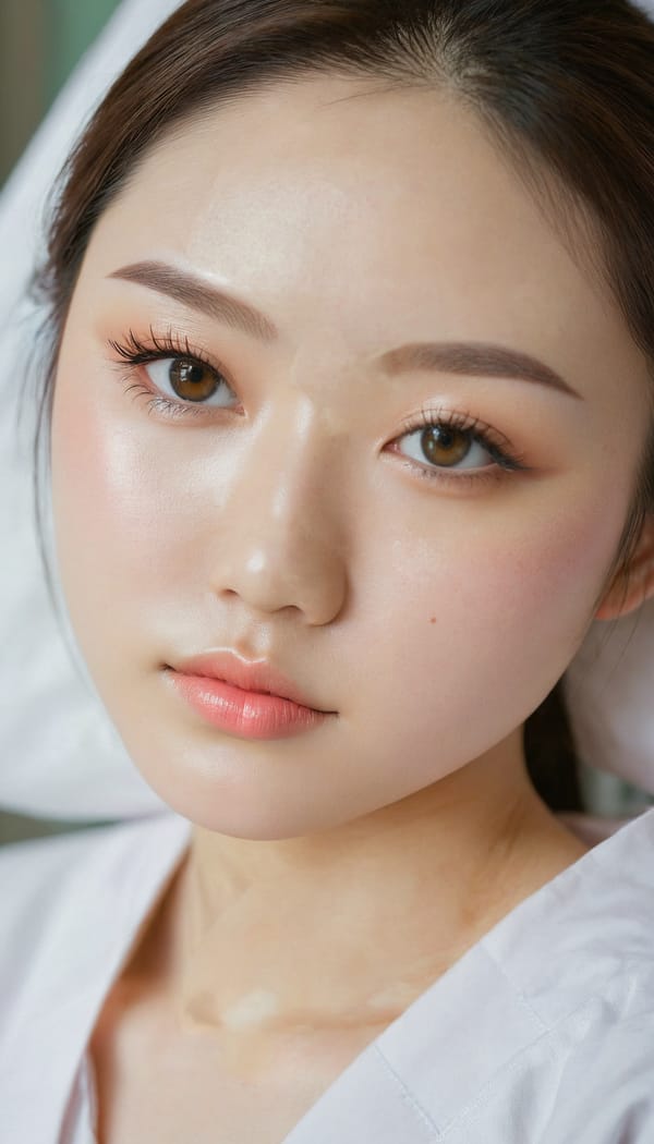 Tags: 21872187, SDXL
{"3": {"inputs": {"seed": 755469034515275, "steps": 64, "cfg": 6.63, "sampler_name": "dpmpp_2m", "scheduler": "karras", "denoise": 1.0, "model": ["27", 0], "positive": ["6", 0], "negative": ["7", 0], "latent_image": ["5", 0]}, "class_type": "KSampler"}, "4": {"inputs": {"ckpt_name": "juggernautxl.safetensors"}, "class_type": "CheckpointLoaderSimple"}, "5": {"inputs": {"width": 768, "height": 1344, "batch_size": 1}, "class_type": "EmptyLatentImage"}, "6": {"inputs": {"text": "20 year old girl, (japanese:0.95), (irish:1.08), (eyelashes:1.04), (beautiful eyes:1.03), (seductive facial expression:1.11), (double eyelids:1.01), (detailed face:1.05), (blush:1.06), (pale skin:1.05), (sexy lips:1.09), (idol:1.02), (slim:1.09), (temptress:0.95), (cute:0.99), (seductive pose:1.14), (perky ass:1.01), (exposed ass:0.98), (looking back:0.98), (sexy ass:1.03), (thigh gap:0.98), (nurse in uniform:0.99) working in a hospital ward, (skin fuzz:1.02), (natural looking skin:1.00), (soft lighting:1.01), (detailed skin:1.09), (film:1.08), (textured skin:1.06), (candid cinema:1.08), (portra:1.06), (RAW:1.08)", "clip": ["27", 1]}, "class_type": "CLIPTextEncode"}, "7": {"inputs": {"text": "(bad hands:1.10), (open mouth:1.06), (low resolution:1.12), (worst quality:1.13), (watermark:1.06), (distorted:1.11), (twisted:1.08)", "clip": ["27", 1]}, "class_type": "CLIPTextEncode"}, "8": {"inputs": {"samples": ["3", 0], "vae": ["4", 2]}, "class_type": "VAEDecode"}, "25": {"inputs": {"lora_name": "nudify_xl.safetensors", "strength_model": 0.25, "strength_clip": 0.13, "model": ["4", 0], "clip": ["4", 1]}, "class_type": "LoraLoader"}, "26": {"inputs": {"lora_name": "shirtlift_SDXL_v2.safetensors", "strength_model": 0.1, "strength_clip": 0.0, "model": ["25", 0], "clip": ["25", 1]}, "class_type": "LoraLoader"}, "27": {"inputs": {"lora_name": "PerfectEyesXL.safetensors", "strength_model": 0.19, "strength_clip": 0.01, "model": ["26", 0], "clip": ["26", 1]}, "class_type": "LoraLoader"}, "30": {"inputs": {"model_name": "4x_NMKD-Superscale-SP_178000_G.pth"}, "class_type": "UpscaleModelLoader"}, "31": {"inputs": {"upscale_model": ["30", 0], "image": ["8", 0]}, "class_type": "ImageUpscaleWithModel"}, "32": {"inputs": {"upscale_method": "lanczos", "scale_by": 0.5, "image": ["31", 0]}, "class_type": "ImageScaleBy"}, "33": {"inputs": {"pixels": ["32", 0], "vae": ["4", 2]}, "class_type": "VAEEncode"}, "34": {"inputs": {"seed": 755469034515275, "steps": 64, "cfg": 6.63, "sampler_name": "dpmpp_2m", "scheduler": "karras", "denoise": 0.3, "model": ["27", 0], "positive": ["6", 0], "negative": ["7", 0], "latent_image": ["33", 0]}, "class_type": "KSampler"}, "36": {"inputs": {"samples": ["34", 0], "vae": ["4", 2]}, "class_type": "VAEDecode"}, "39": {"inputs": {"filename_prefix": "comfyapi-1724090531931", "images": ["36", 0]}, "class_type": "SaveImage"}}