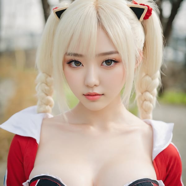 Tags: 21872187, SDXL
{"3": {"inputs": {"seed": 592614581651263, "steps": 64, "cfg": 5.39, "sampler_name": "dpmpp_2m", "scheduler": "karras", "denoise": 1.0, "model": ["27", 0], "positive": ["6", 0], "negative": ["7", 0], "latent_image": ["5", 0]}, "class_type": "KSampler"}, "4": {"inputs": {"ckpt_name": "juggernautxl.safetensors"}, "class_type": "CheckpointLoaderSimple"}, "5": {"inputs": {"width": 1024, "height": 1024, "batch_size": 1}, "class_type": "EmptyLatentImage"}, "6": {"inputs": {"text": "21 year old girl, (ukrainian:0.99), (korean:0.95), (pale skin:1.05), (idol:1.02), (temptress:1.04), (sexy lips:0.99), (detailed face:0.99), (beautiful eyes:1.09), (slim:1.11), (seductive facial expression:1.09), (blush:1.03), (cute:1.00), (double eyelids:0.97), (seductive pose:1.02), (eyelashes:0.96), (on all fours:0.96), (spreading ass cheeks:0.98), (from behind:1.12), (backboob:1.11), (in a cosplay:1.09) at comiket posing for camera, (textured skin:1.02), (skin fuzz:1.08), (candid cinema:1.04), (natural looking skin:1.06), (detailed skin:1.08), (RAW:1.02), (portra:1.07), (soft lighting:1.05), (film:1.01)", "clip": ["27", 1]}, "class_type": "CLIPTextEncode"}, "7": {"inputs": {"text": "(worst quality:1.11), (open mouth:1.10), (twisted:1.06), (bad hands:1.08), (watermark:1.10), (low resolution:1.09), (distorted:1.06)", "clip": ["27", 1]}, "class_type": "CLIPTextEncode"}, "8": {"inputs": {"samples": ["3", 0], "vae": ["4", 2]}, "class_type": "VAEDecode"}, "25": {"inputs": {"lora_name": "nudify_xl.safetensors", "strength_model": 0.34, "strength_clip": 0.0, "model": ["4", 0], "clip": ["4", 1]}, "class_type": "LoraLoader"}, "26": {"inputs": {"lora_name": "shirtlift_SDXL_v2.safetensors", "strength_model": 0.0, "strength_clip": 0.1, "model": ["25", 0], "clip": ["25", 1]}, "class_type": "LoraLoader"}, "27": {"inputs": {"lora_name": "PerfectEyesXL.safetensors", "strength_model": 0.1, "strength_clip": 0.06, "model": ["26", 0], "clip": ["26", 1]}, "class_type": "LoraLoader"}, "30": {"inputs": {"model_name": "4x_NMKD-Superscale-SP_178000_G.pth"}, "class_type": "UpscaleModelLoader"}, "31": {"inputs": {"upscale_model": ["30", 0], "image": ["8", 0]}, "class_type": "ImageUpscaleWithModel"}, "32": {"inputs": {"upscale_method": "lanczos", "scale_by": 0.5, "image": ["31", 0]}, "class_type": "ImageScaleBy"}, "33": {"inputs": {"pixels": ["32", 0], "vae": ["4", 2]}, "class_type": "VAEEncode"}, "34": {"inputs": {"seed": 592614581651263, "steps": 64, "cfg": 5.39, "sampler_name": "dpmpp_2m", "scheduler": "karras", "denoise": 0.3, "model": ["27", 0], "positive": ["6", 0], "negative": ["7", 0], "latent_image": ["33", 0]}, "class_type": "KSampler"}, "36": {"inputs": {"samples": ["34", 0], "vae": ["4", 2]}, "class_type": "VAEDecode"}, "39": {"inputs": {"filename_prefix": "comfyapi-1713529688958", "images": ["36", 0]}, "class_type": "SaveImage"}}