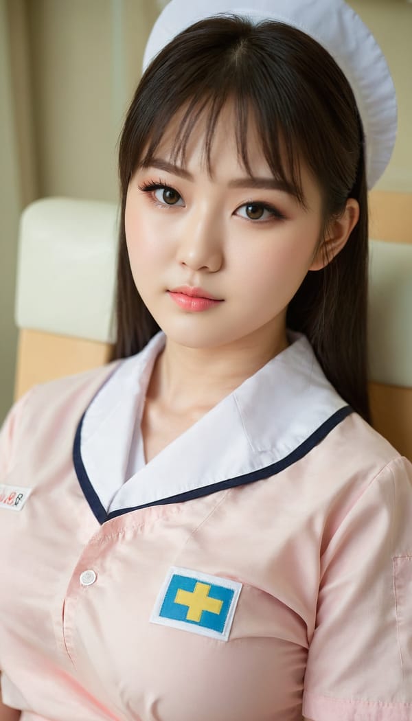 Tags: 21872187, SDXL
{"3": {"inputs": {"seed": 852902818138026, "steps": 32, "cfg": 6.35, "sampler_name": "dpmpp_2m", "scheduler": "karras", "denoise": 1.0, "model": ["27", 0], "positive": ["6", 0], "negative": ["7", 0], "latent_image": ["5", 0]}, "class_type": "KSampler"}, "4": {"inputs": {"ckpt_name": "juggernautXL_v8Rundiffusion.safetensors"}, "class_type": "CheckpointLoaderSimple"}, "5": {"inputs": {"width": 768, "height": 1344, "batch_size": 1}, "class_type": "EmptyLatentImage"}, "6": {"inputs": {"text": "18 year old girl, (japanese:1.00), (ukrainian:1.07), (seductive facial expression:0.99), (idol:1.02), (beautiful eyes:1.09), (eyelashes:1.01), (blush:1.04), (sexy lips:1.14), (seductive pose:1.06), (detailed face:1.00), (pale skin:1.06), (double eyelids:1.06), (temptress:1.02), (cute:0.95), (in a seductive pose:1.11), (large perky breasts:0.96), (cleavage:0.96), (thigh gap:0.96), (nurse in uniform:1.06) working in a hospital ward, (film:1.09), (soft lighting:1.09), (skin fuzz:1.02), (detailed skin:1.09), (textured skin:1.07), (portra:1.02), (candid cinema:1.01), (RAW:1.01), (natural looking skin:1.05)", "clip": ["27", 1]}, "class_type": "CLIPTextEncode"}, "7": {"inputs": {"text": "(watermark:1.13), (bad hands:1.12), (open mouth:1.14), (low resolution:1.09), (twisted:1.13), (worst quality:1.14), (distorted:1.09)", "clip": ["27", 1]}, "class_type": "CLIPTextEncode"}, "8": {"inputs": {"samples": ["3", 0], "vae": ["4", 2]}, "class_type": "VAEDecode"}, "25": {"inputs": {"lora_name": "nudify_xl.safetensors", "strength_model": 0.34, "strength_clip": 0.24, "model": ["4", 0], "clip": ["4", 1]}, "class_type": "LoraLoader"}, "26": {"inputs": {"lora_name": "shirtlift_SDXL_v2.safetensors", "strength_model": 0.13, "strength_clip": 0.12, "model": ["25", 0], "clip": ["25", 1]}, "class_type": "LoraLoader"}, "27": {"inputs": {"lora_name": "PerfectEyesXL.safetensors", "strength_model": 0.15, "strength_clip": 0.17, "model": ["26", 0], "clip": ["26", 1]}, "class_type": "LoraLoader"}, "30": {"inputs": {"model_name": "4x_NMKD-Superscale-SP_178000_G.pth"}, "class_type": "UpscaleModelLoader"}, "31": {"inputs": {"upscale_model": ["30", 0], "image": ["8", 0]}, "class_type": "ImageUpscaleWithModel"}, "32": {"inputs": {"upscale_method": "lanczos", "scale_by": 0.5, "image": ["31", 0]}, "class_type": "ImageScaleBy"}, "33": {"inputs": {"pixels": ["32", 0], "vae": ["4", 2]}, "class_type": "VAEEncode"}, "34": {"inputs": {"seed": 852902818138026, "steps": 32, "cfg": 6.35, "sampler_name": "dpmpp_2m", "scheduler": "karras", "denoise": 0.3, "model": ["27", 0], "positive": ["6", 0], "negative": ["7", 0], "latent_image": ["33", 0]}, "class_type": "KSampler"}, "36": {"inputs": {"samples": ["34", 0], "vae": ["4", 2]}, "class_type": "VAEDecode"}, "39": {"inputs": {"filename_prefix": "comfyapi-1707624258150", "images": ["36", 0]}, "class_type": "SaveImage"}}