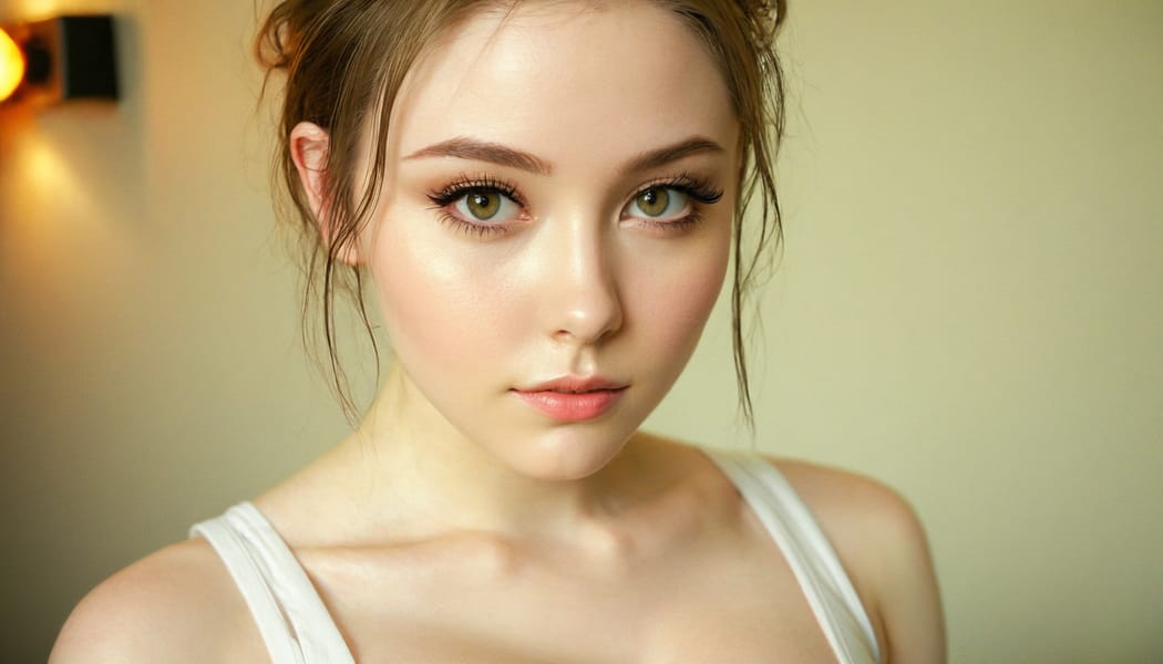 Tags: 21872187, SDXL
{"3": {"inputs": {"seed": 477467172450145, "steps": 32, "cfg": 7.67, "sampler_name": "dpmpp_2m", "scheduler": "karras", "denoise": 1.0, "model": ["27", 0], "positive": ["6", 0], "negative": ["7", 0], "latent_image": ["5", 0]}, "class_type": "KSampler"}, "4": {"inputs": {"ckpt_name": "juggernautxl.safetensors"}, "class_type": "CheckpointLoaderSimple"}, "5": {"inputs": {"width": 1344, "height": 768, "batch_size": 1}, "class_type": "EmptyLatentImage"}, "6": {"inputs": {"text": "26 year old girl, (irish:1.06), (seductive pose:0.99), (seductive facial expression:0.98), (detailed face:1.10), (double eyelids:1.10), (idol:0.96), (temptress:1.09), (cute:1.04), (slim:1.00), (eyelashes:1.03), (pale skin:1.01), (blush:0.98), (beautiful eyes:0.97), (sexy lips:0.99), (in a seductive pose:1.09), (large perky breasts:1.06), (cleavage:1.08), (thigh gap:1.02), (white tanktop:1.04), busy street, (film:1.01), (soft lighting:1.03), (skin fuzz:1.09), (candid cinema:1.04), (portra:1.06), (RAW:1.00), (detailed skin:1.03), (textured skin:1.09), (natural looking skin:1.06)", "clip": ["27", 1]}, "class_type": "CLIPTextEncode"}, "7": {"inputs": {"text": "(bad hands:1.10), (low resolution:1.09), (worst quality:1.11), (open mouth:1.07), (distorted:1.09), (watermark:1.07)", "clip": ["27", 1]}, "class_type": "CLIPTextEncode"}, "8": {"inputs": {"samples": ["3", 0], "vae": ["4", 2]}, "class_type": "VAEDecode"}, "25": {"inputs": {"lora_name": "nudify_xl.safetensors", "strength_model": 0.39, "strength_clip": 0.07, "model": ["4", 0], "clip": ["4", 1]}, "class_type": "LoraLoader"}, "26": {"inputs": {"lora_name": "shirtlift_SDXL_v2.safetensors", "strength_model": 0.04, "strength_clip": 0.15, "model": ["25", 0], "clip": ["25", 1]}, "class_type": "LoraLoader"}, "27": {"inputs": {"lora_name": "PerfectEyesXL.safetensors", "strength_model": 0.05, "strength_clip": 0.06, "model": ["26", 0], "clip": ["26", 1]}, "class_type": "LoraLoader"}, "30": {"inputs": {"model_name": "4x_NMKD-Superscale-SP_178000_G.pth"}, "class_type": "UpscaleModelLoader"}, "31": {"inputs": {"upscale_model": ["30", 0], "image": ["8", 0]}, "class_type": "ImageUpscaleWithModel"}, "32": {"inputs": {"upscale_method": "lanczos", "scale_by": 0.5, "image": ["31", 0]}, "class_type": "ImageScaleBy"}, "33": {"inputs": {"pixels": ["32", 0], "vae": ["4", 2]}, "class_type": "VAEEncode"}, "34": {"inputs": {"seed": 477467172450145, "steps": 32, "cfg": 7.67, "sampler_name": "dpmpp_2m", "scheduler": "karras", "denoise": 0.3, "model": ["27", 0], "positive": ["6", 0], "negative": ["7", 0], "latent_image": ["33", 0]}, "class_type": "KSampler"}, "36": {"inputs": {"samples": ["34", 0], "vae": ["4", 2]}, "class_type": "VAEDecode"}, "39": {"inputs": {"filename_prefix": "comfyapi-1714958103104", "images": ["36", 0]}, "class_type": "SaveImage"}}