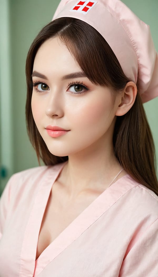 Tags: 21872187, SDXL
{"3": {"inputs": {"seed": 186165557312005, "steps": 32, "cfg": 6.63, "sampler_name": "dpmpp_2m", "scheduler": "karras", "denoise": 1.0, "model": ["27", 0], "positive": ["6", 0], "negative": ["7", 0], "latent_image": ["5", 0]}, "class_type": "KSampler"}, "4": {"inputs": {"ckpt_name": "juggernautXL_v8Rundiffusion.safetensors"}, "class_type": "CheckpointLoaderSimple"}, "5": {"inputs": {"width": 768, "height": 1344, "batch_size": 1}, "class_type": "EmptyLatentImage"}, "6": {"inputs": {"text": "23 year old girl, (blush:1.13), (beautiful eyes:1.00), (seductive facial expression:1.13), (detailed face:0.99), (seductive pose:1.01), (pale skin:1.00), (slim:1.09), (temptress:1.00), (idol:1.10), (eyelashes:1.07), (cute:1.09), (double eyelids:0.95), (sexy lips:1.05), (in a seductive pose:1.04), (large perky breasts:1.02), (cleavage:1.12), (thigh gap:1.02), (nurse in uniform:1.05) working in a hospital ward, (soft lighting:1.08), (RAW:1.01), (textured skin:1.03), (detailed skin:1.07), (natural looking skin:1.03), (portra:1.07), (film:1.06), (candid cinema:1.07), (skin fuzz:1.03)", "clip": ["27", 1]}, "class_type": "CLIPTextEncode"}, "7": {"inputs": {"text": "(open mouth:1.10), (low resolution:1.08), (bad hands:1.12), (watermark:1.14), (twisted:1.11), (distorted:1.12), (worst quality:1.08)", "clip": ["27", 1]}, "class_type": "CLIPTextEncode"}, "8": {"inputs": {"samples": ["3", 0], "vae": ["4", 2]}, "class_type": "VAEDecode"}, "25": {"inputs": {"lora_name": "nudify_xl.safetensors", "strength_model": 0.16, "strength_clip": 0.3, "model": ["4", 0], "clip": ["4", 1]}, "class_type": "LoraLoader"}, "26": {"inputs": {"lora_name": "shirtlift_SDXL_v2.safetensors", "strength_model": 0.06, "strength_clip": 0.06, "model": ["25", 0], "clip": ["25", 1]}, "class_type": "LoraLoader"}, "27": {"inputs": {"lora_name": "PerfectEyesXL.safetensors", "strength_model": 0.14, "strength_clip": 0.01, "model": ["26", 0], "clip": ["26", 1]}, "class_type": "LoraLoader"}, "30": {"inputs": {"model_name": "4x_NMKD-Superscale-SP_178000_G.pth"}, "class_type": "UpscaleModelLoader"}, "31": {"inputs": {"upscale_model": ["30", 0], "image": ["8", 0]}, "class_type": "ImageUpscaleWithModel"}, "32": {"inputs": {"upscale_method": "lanczos", "scale_by": 0.5, "image": ["31", 0]}, "class_type": "ImageScaleBy"}, "33": {"inputs": {"pixels": ["32", 0], "vae": ["4", 2]}, "class_type": "VAEEncode"}, "34": {"inputs": {"seed": 186165557312005, "steps": 32, "cfg": 6.63, "sampler_name": "dpmpp_2m", "scheduler": "karras", "denoise": 0.3, "model": ["27", 0], "positive": ["6", 0], "negative": ["7", 0], "latent_image": ["33", 0]}, "class_type": "KSampler"}, "36": {"inputs": {"samples": ["34", 0], "vae": ["4", 2]}, "class_type": "VAEDecode"}, "39": {"inputs": {"filename_prefix": "comfyapi-1707430892356", "images": ["36", 0]}, "class_type": "SaveImage"}}